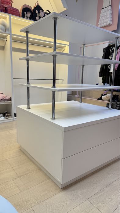 Шафа-стелаж з 4 висувними ящиками