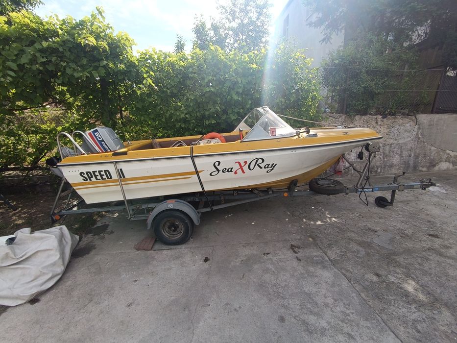 Łódka  motorówka 4mx1.6m 60km