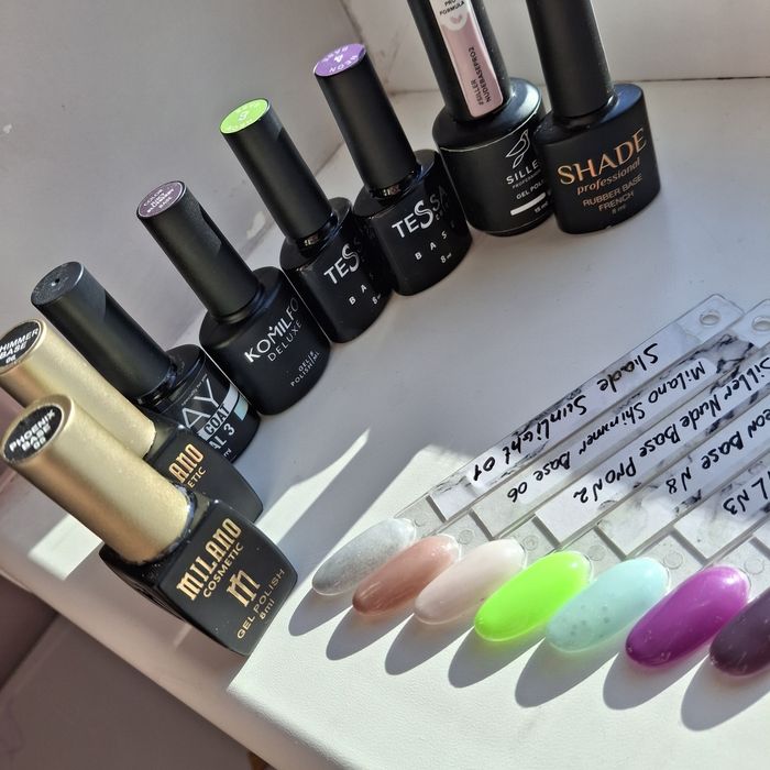 Ціна за всі Камуфлююча гель база для манікюру Milano, tessa, siller