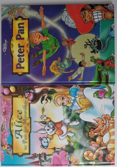 Clássicos Infantis e Juvenis da Disney em 7 livros novos na caixa original