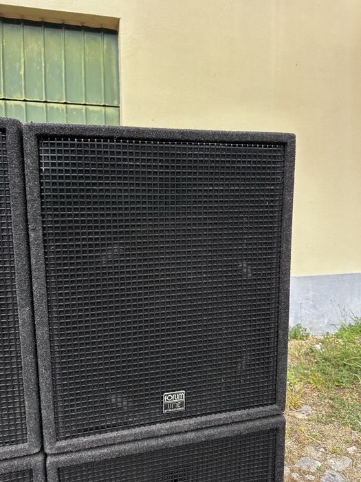 4 graves Dinacord Forum Line 600 Watts com altifalante EV
