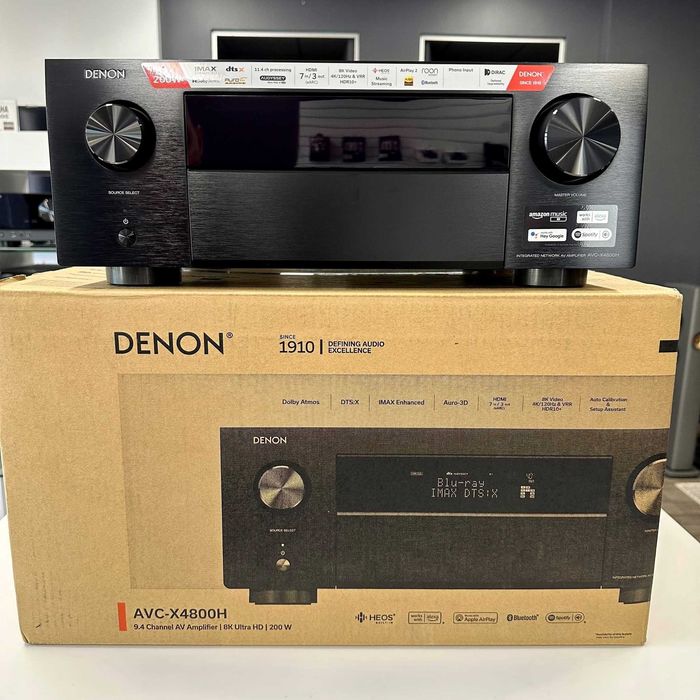 НОВІ ресівери DENON AVC-X4800H