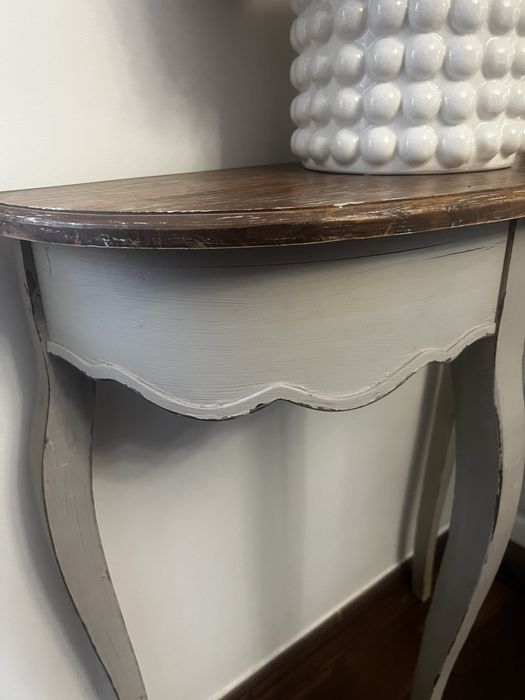 Stylowa konsola / stolik przyścienny – vintage / shabby chic