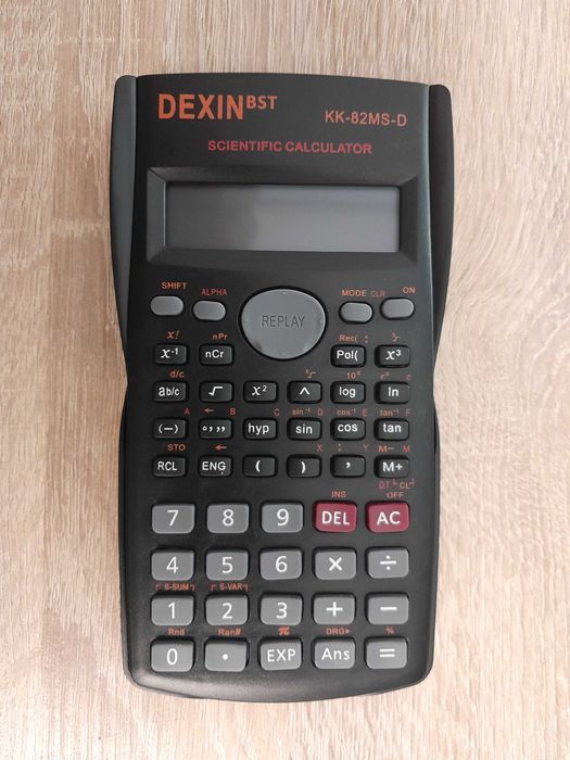 Nowy_Kalkulator naukowy 2-liniowy_DEXIN_Do szkoły i biznesu_Czarny.
