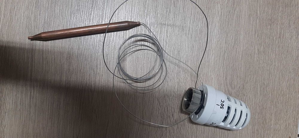 Głowica termostatyczna z kapilarą