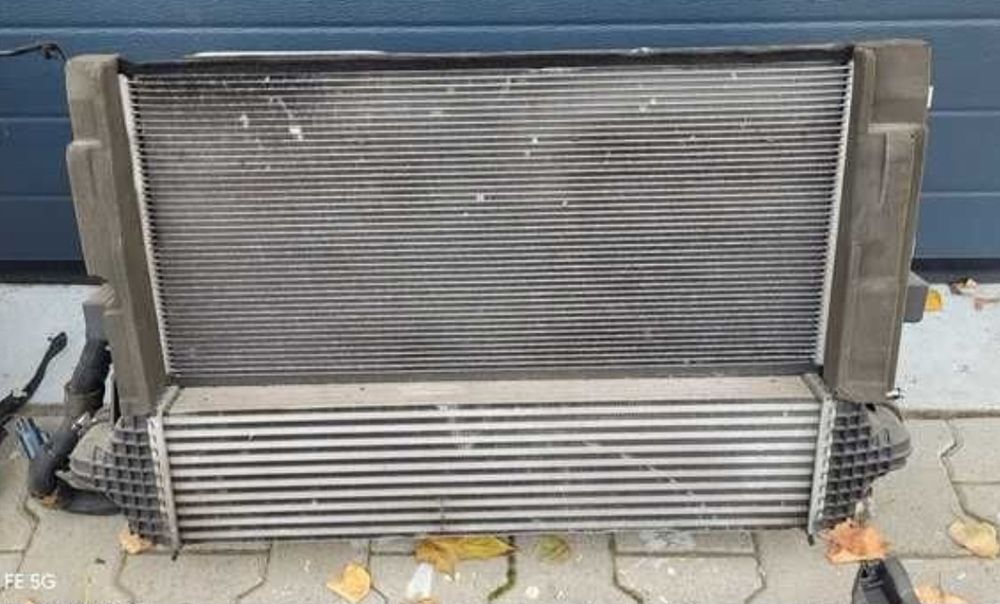 Ford EDGE chlodnice komplet, wentylator, radar, plastik