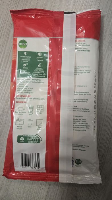 Dettol chusteczki nawilżające