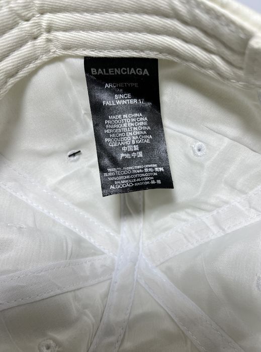 Кепка balenciaga чорна біла