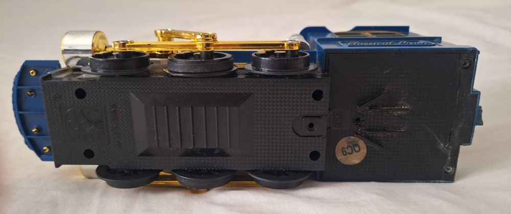 Comboio Clássico Azul e Dourado - Tamanho grande