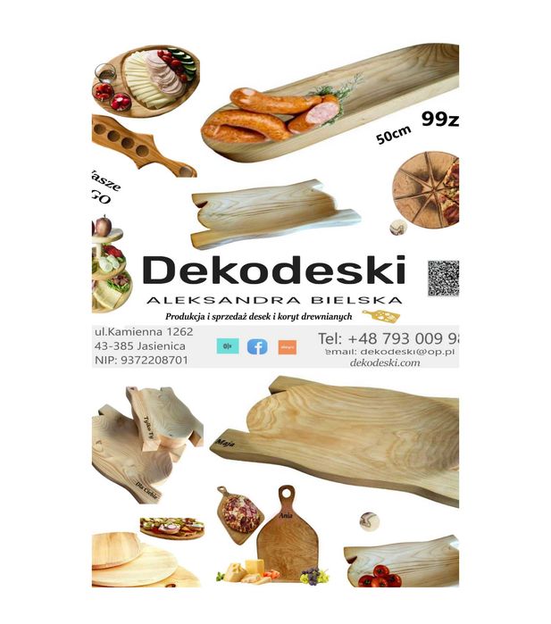 Deska Do Przekąsek Korytko Miska Misa Talerzyk Drewniany Tacka Talerz