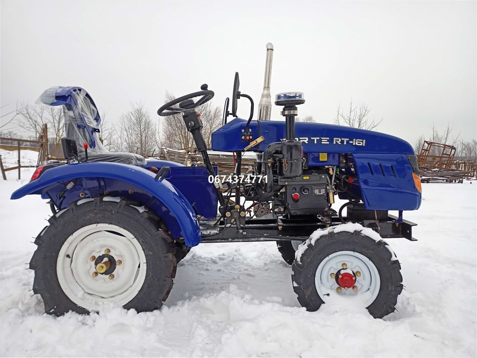 Мототрактор Forte RT 161 ФОРТЕ + Фреза і Плуг Доставка Гарантія Сервіс
