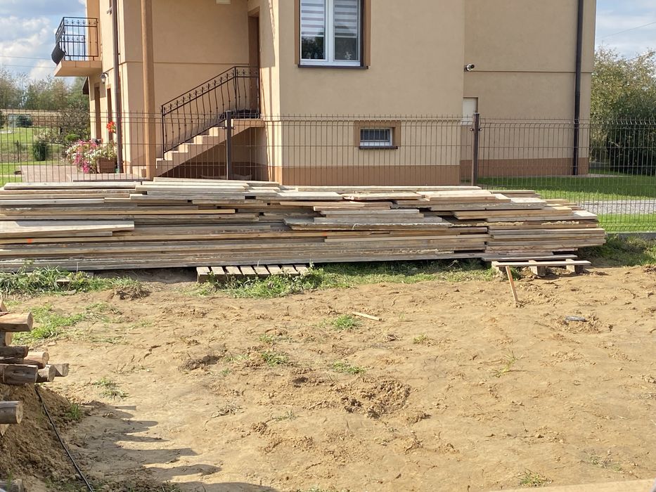 Stęple budowlane deski szalunkowe