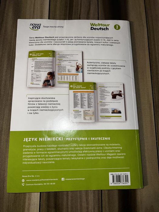 Podręcznik i karty pracy Welttour Deutsch 1 Nowa Era