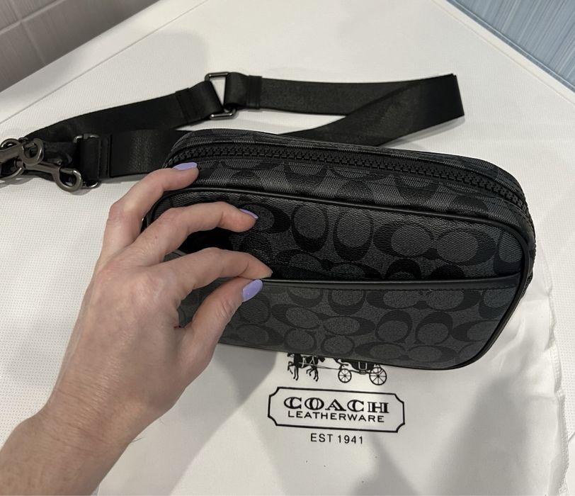 ОРИГИНАЛЬНАЯ Мужская сумка-мессенджер Coach crossbody | Чоловіча сумка