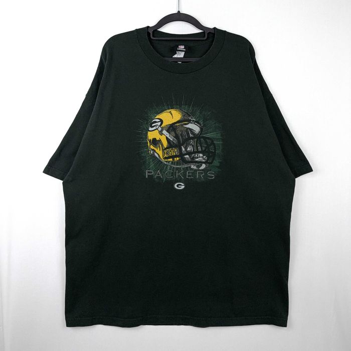 T-shirt NFL Green Bay Packers Verde 2XL Vintage