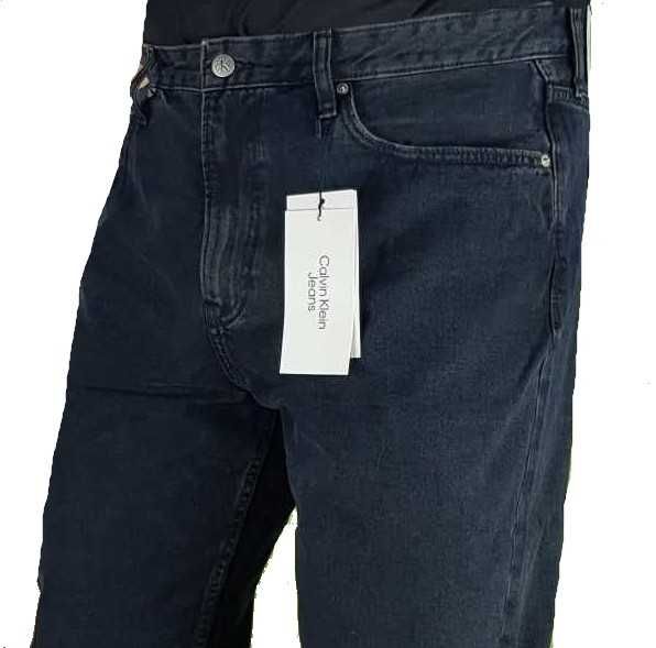 Męskie jeansy Calvin Klein Jeans Regular J30J322406 nowe czarneW36/L32
