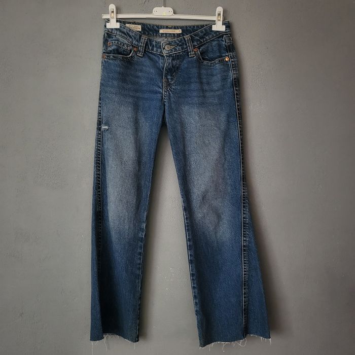 Jeansy damskie LEVI'S Premium Noughties Bootcut r. 26 IDEALNE Y2K