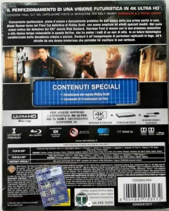 Blade Runner Łowca Androidów 4K+Blu-ray wer.POLSKA