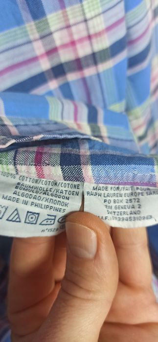 Сорочка чоловіча Polo Ralph Lauren розм М котон