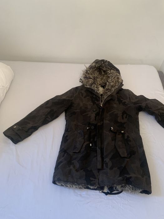 Kurtka meska parka zimowa