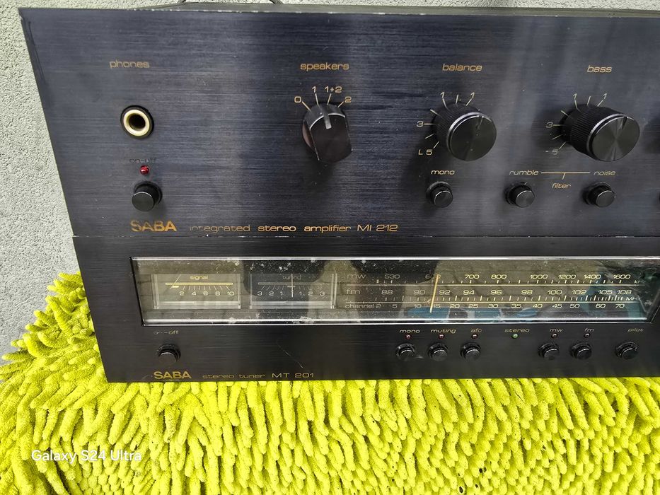 wzmacniacz +tuner saba mi212 mt201 vintage