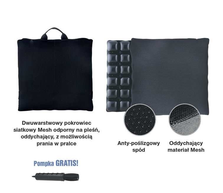 Poduszka przeciwodleżynowa pneumatyczna