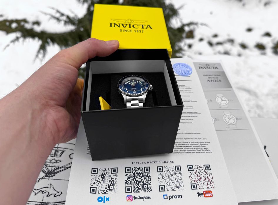 Годинник механічний Invicta 35691 Pro Diver Automatic 40 мм. 200 MT.