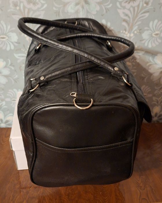 Кожаная! Дорожная Сумка! Саквояж! Германия!