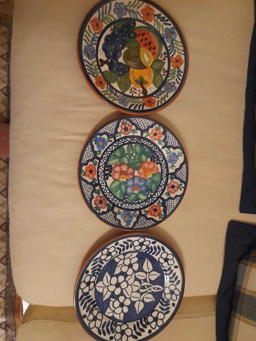 Pratos de exposição - varias pecas