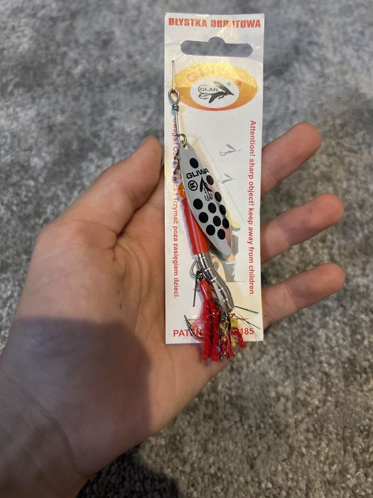Wędkarska przynęta obrotowa