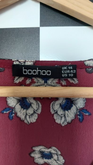 Asos Boohoo 42 letnia tunika w stylu boho