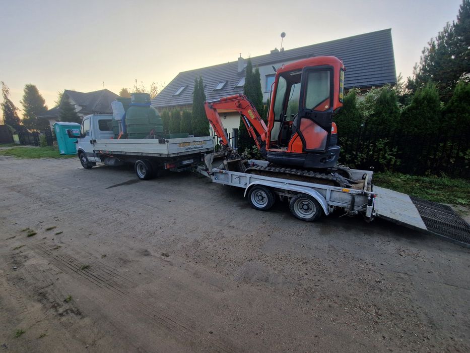 Przyczepa pod minikoparkę ifor williams dmc 3500