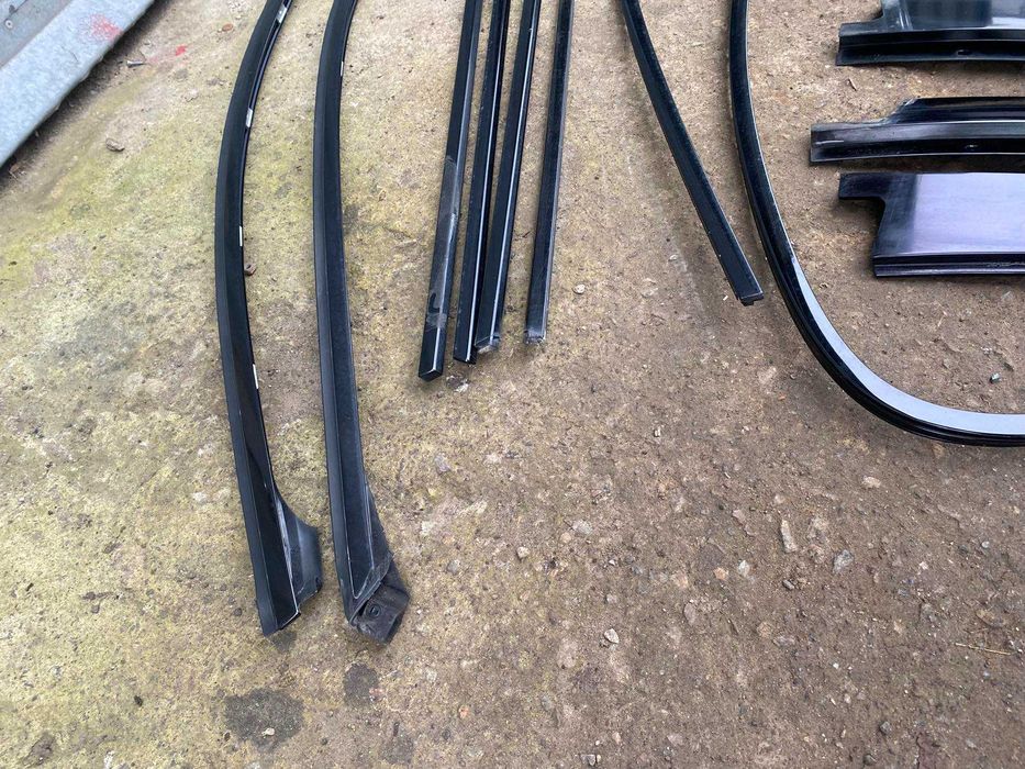 Молдинги дверей BMW E60 Shadow Line накладка молдинг БМВ Е60 Чорні