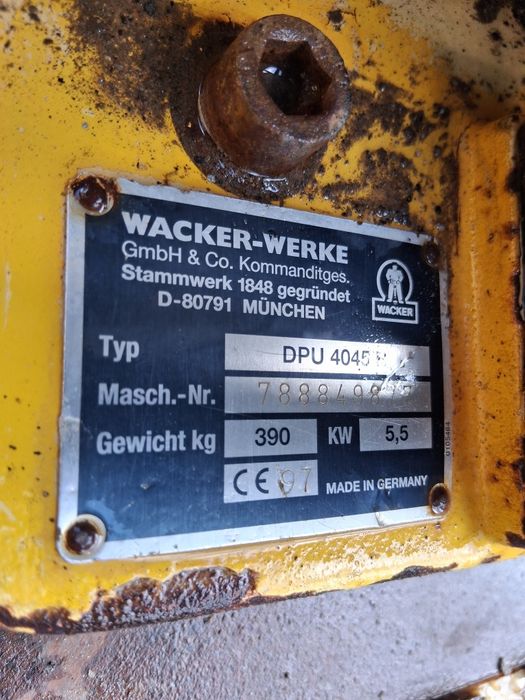 Zagęszczarka dpu 4045 wacker