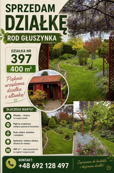Rod Głuszynka działka