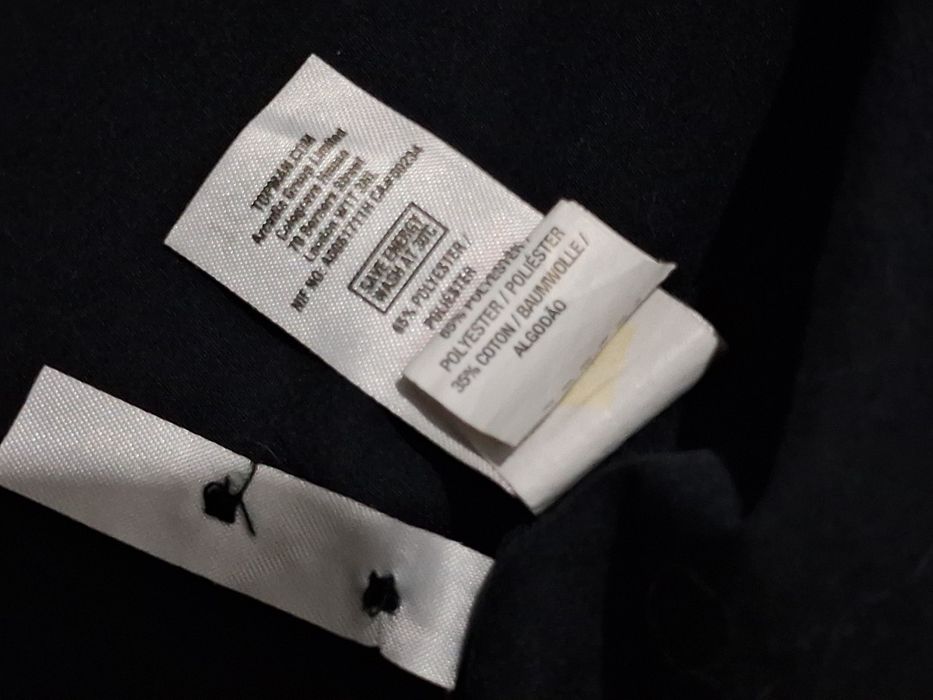 Koszula czarna TopMan, rozmiar M