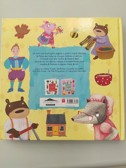 Livro infantil "o grande livro dos contos de fadas"