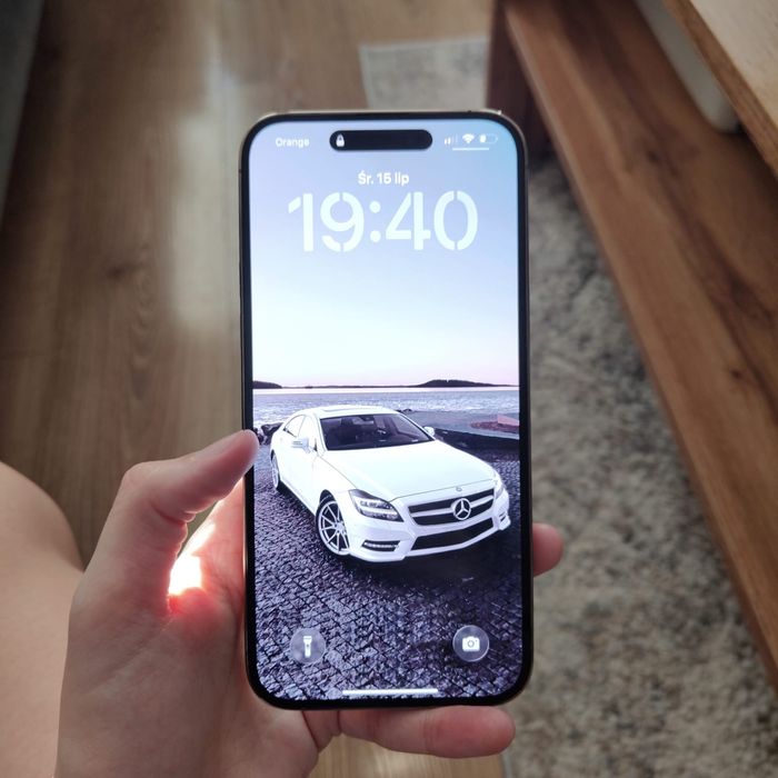 Sprzedam iPhone 14 Pro Max 256 GB Gold – idealny stan + zestaw dodatków