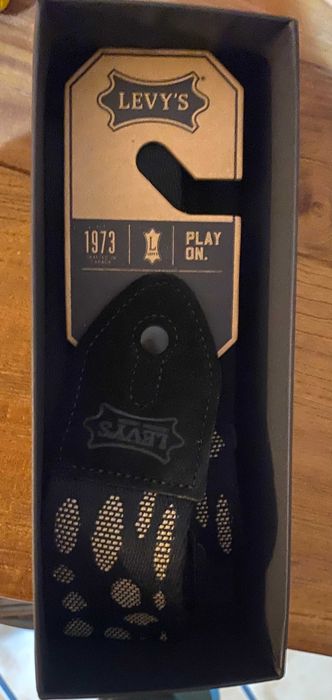 Correia de guitarra LEVY'S Cotton com pontas em camurça