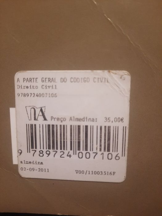 A Parte Geral do Código Civil Português  Doutor Horster