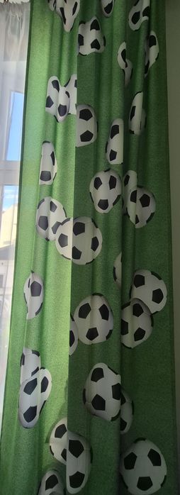Zasłona dla chłopca piłki x 2