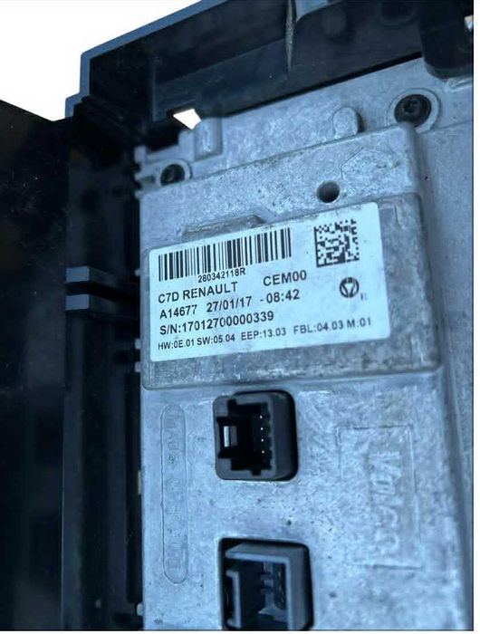 RENAULT KADJAR wyswietlacz nawigacji 2015-2019 280342118R