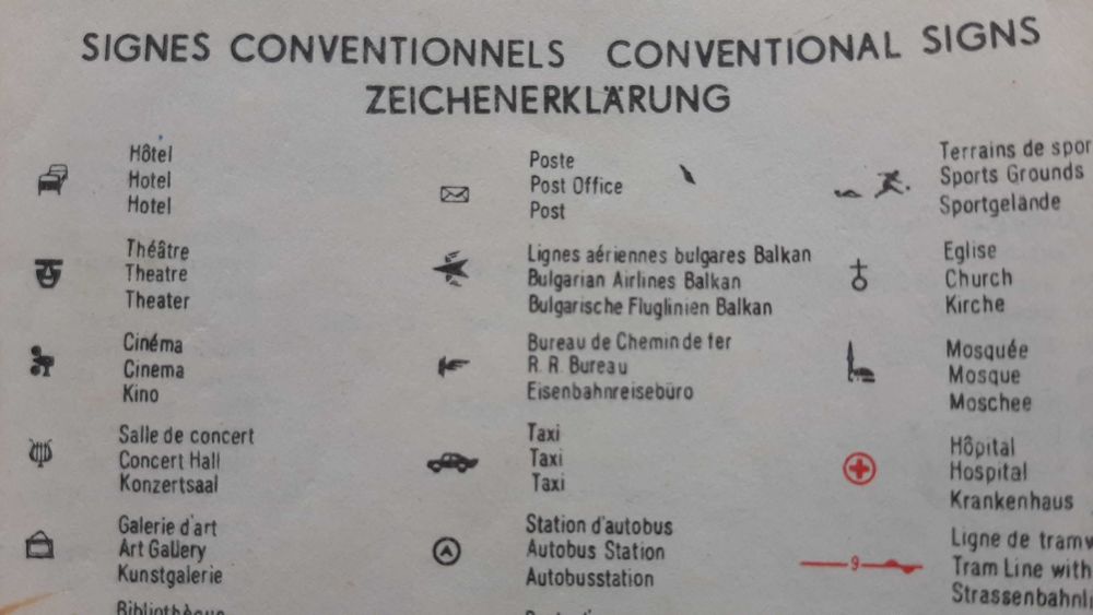 Sofia, plan-mapa Sofii; gratis plan Warny (Warna, Varna)