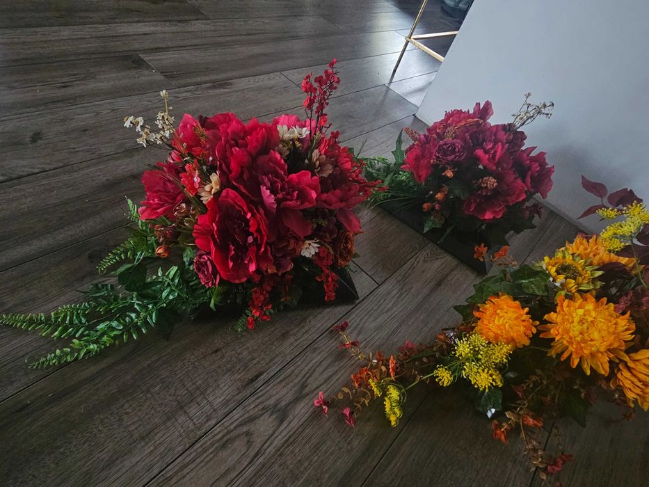 Wiazanka kompozycja na grób 2 szt