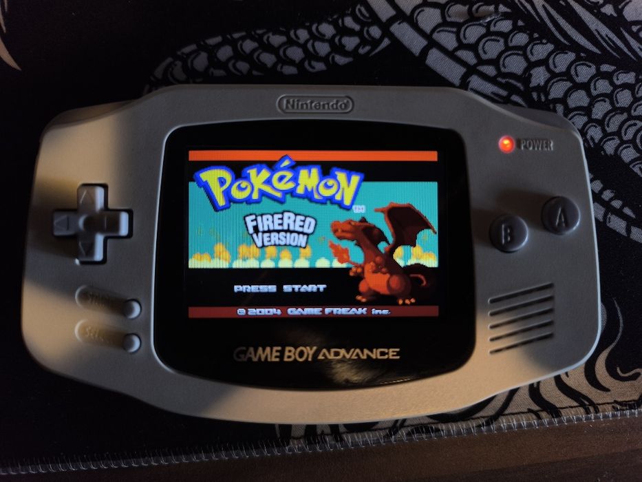 Gameboy Advance (GBA) Arctic white Ips Modded