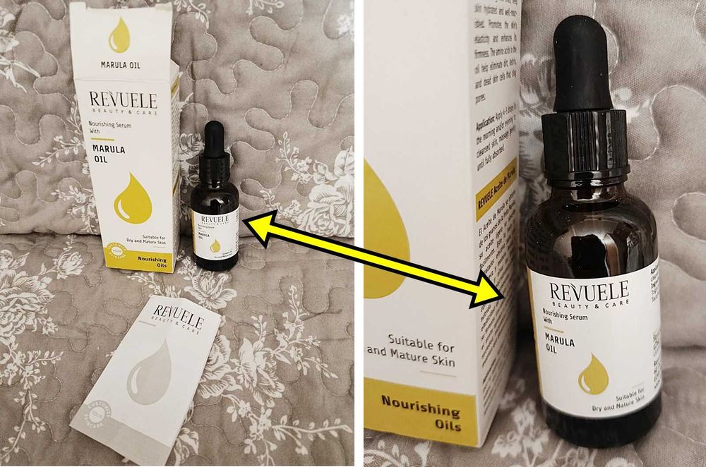 NOWE Serum ODŻYWCZE Revuele Olejek Marula do twarzy 30ml