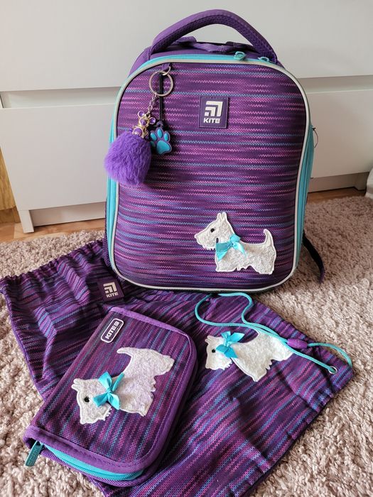 Рюкзак шкільний Kite +пенал і сумка для змінного взуття