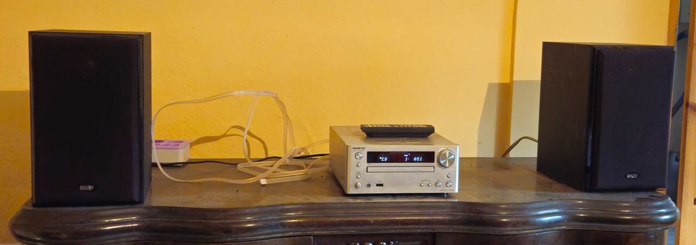 Wieża stereo Onkyo CS-545 + kolumny KEF SP3652 C3 2.0