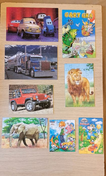 Zestaw 9 mini puzzli