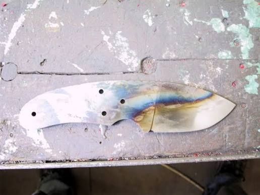 Noże myśliwskie hartowanie, blanki. Hartownia